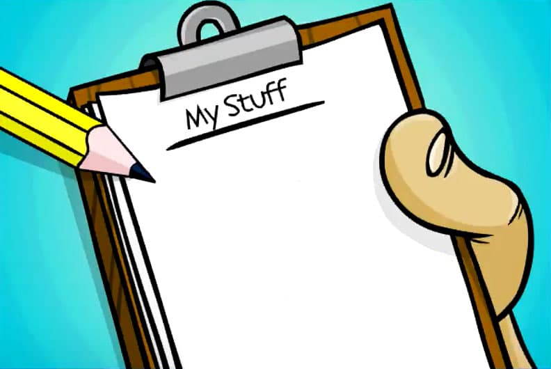 my stuff